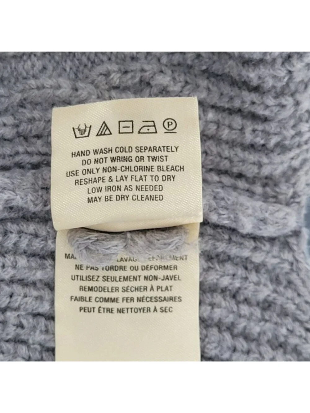 Anthropologie Angel Of The North Sleeveless Turtleneck Sweater Vest XS Gray - Picture 7 of 7